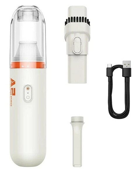 Портативний пилосос Baseus A2 Pro Car Vacuum Cleaner (6000pa), White (VCAQ040002)