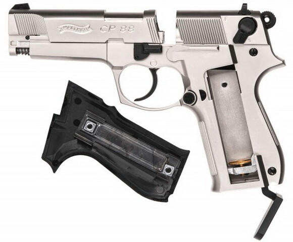 Пневматический пистолет Umarex Walther CP88 nickel, калибр 4.5 мм (1003460) изображение 3