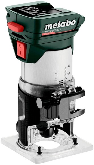 Аккумуляторный кромочный фрезер Metabo FMV 18 LTX BL 8 (601742840) (без АКБ и ЗУ) изображение 2