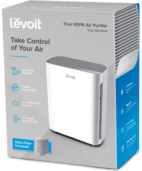 Очисник повітря Levoit Air Purifier Vital100-RXW (HEAPAPLVNEU0028) фото 8