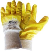 Перчатки ХБ Werk желтые WE2132