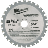Пильний диск Milwaukee 135x20 мм, 30 зуб. (48404070)