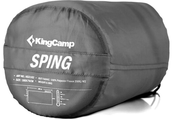 Спальный мешок KingCamp Spring (KS3102 L Grey) изображение 5