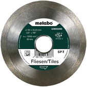 Алмазний відрізний диск 115x22,23mm, "SP-T", плитка "SP" Metabo 628555000