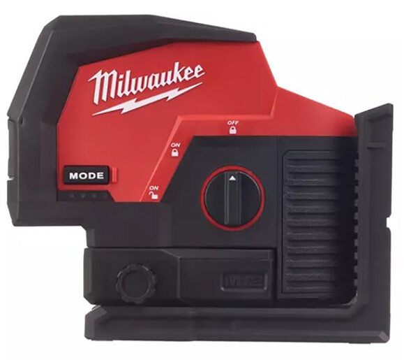 Линейно-точечный лазерный нивелир Milwaukee M12 CLLP-0C (кейс) 4933478101 изображение 2