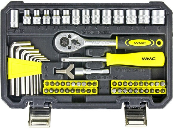 Набор инструментов WMC TOOLS 130 предметов WT-20130 изображение 4