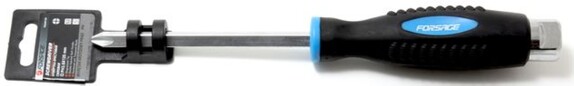 Отвертка Forsage крестообразная ударная магнитная с ударной пятой Profi S2 PH2х100мм F-70220100 изображение 2