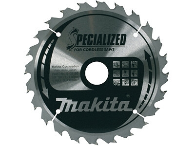 

Пильний диск Makita Specialized по дереву 190x30мм 24T (B-09195)