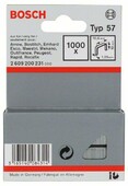 Скоби для степлера Bosch тип 57, 10х10.6 мм, 1000 шт. (2609200231)