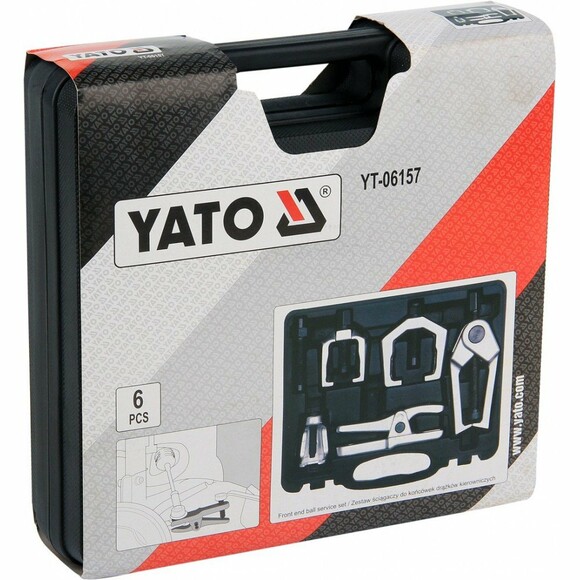Набор съемников рулевых тяг и шаровых опор автомобиля Yato (YT-06157) изображение 3