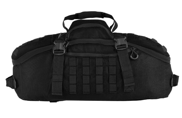 Сумка-баул/рюкзак 2E Tactical, L, черная (2E-MILDUFBKP-L-BK) изображение 3