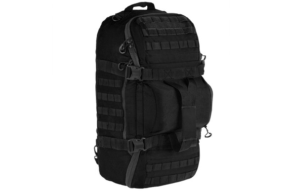 Сумка-баул/рюкзак 2E Tactical, L, чорна (2E-MILDUFBKP-L-BK) фото 7
