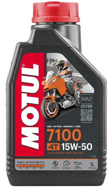 

Моторное масло Motul 7100 4T, 15W50 1 л (104298)