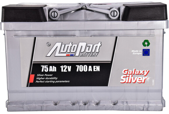 Автомобільний акумулятор AutoPart Galaxy Silver 12В, 75 Аг (ARL075-GAL0)