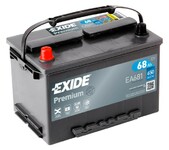 Акумулятор EXIDE EA681 Premium, 68Ah/650A