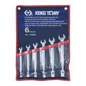 Набор ключей KING TONY 6 единиц, рожково-торцевых (1B06MR)