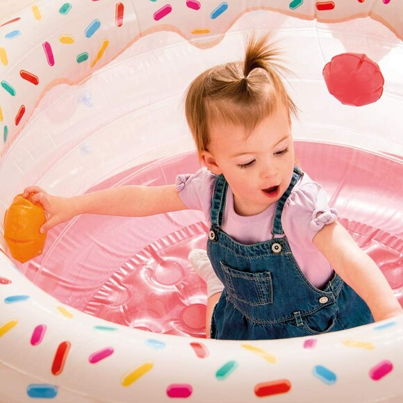 Детский надувной игровой центр-манеж Intex Пончик (48476) изображение 3