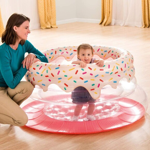 Детский надувной игровой центр-манеж Intex Пончик (48476) изображение 4