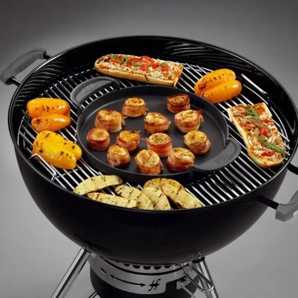 Сковорода Weber для гриля с решеткой Gourmet BBQ System (7421) изображение 3