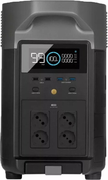 Комплект энергонезависимости EcoFlow PowerStream – микроинвертор 600W + зарядная станция Delta Pro (3600 Вт·ч / 3600 Вт) изображение 2