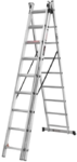 Лестница  алюминиевая трехсекционная LADDER STANDARD 3х7 (190-9307)