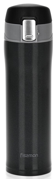 Термос-кухоль Fissman 450 мл (чорний) (9625)