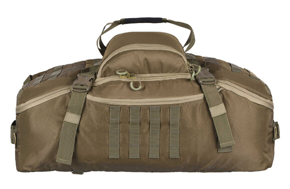 Сумка-баул/рюкзак 2E Tactical, XL, зеленая (2E-MILDUFBKP-XL-OG) изображение 3