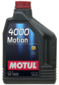 Моторна олива Motul 4000 Motion, 10W30 2 л (100333)