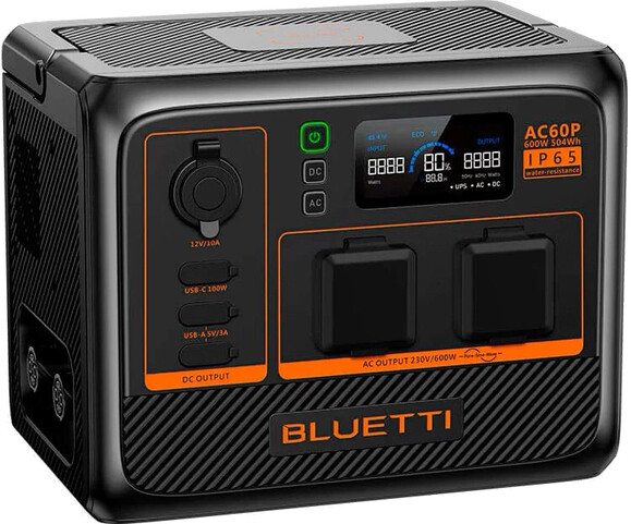 Портативная зарядная станция BLUETTI AC60P 600W изображение 5