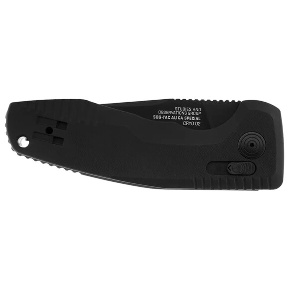 Складной нож SOG TAC AU CA Special (black/compact/tanto) (SOG 15-38-14-57) изображение 6
