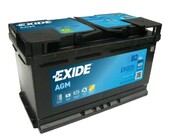 Акумулятор EXIDE EK820, (Start-Stop AGM) (аналолг EK800), 82Ah/800A