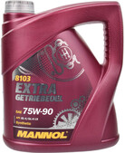 Трансмиссионное масло Mannol Extra Getriebeoel 75W-90 GL-5, 4 л (MN8103-4)