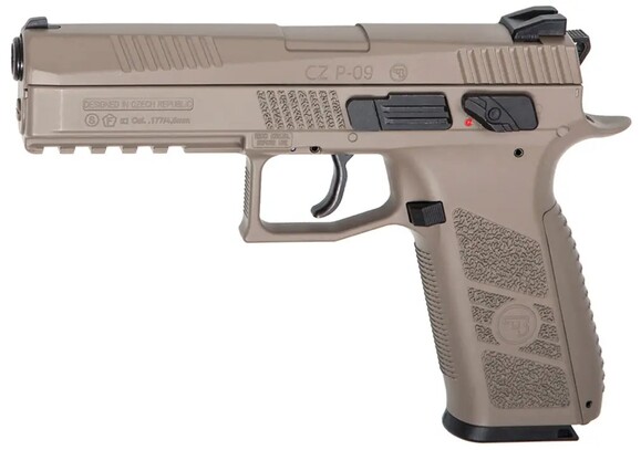 Пистолет пневматический ASG CZ P-09 (fde) (2370.28.78) изображение 2