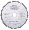 Metabo Aluminium cut HW/CT 254х2.4/2x30, Z72 FZ/TZ 5 град. (628447000)