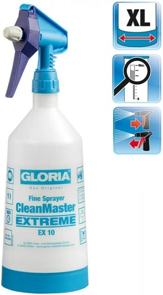 Обприскувач GLORIA 1 л CleanMaster Extreme EX10 (вісімдесят одна тисяча шістьдесят-шість) фото 2
