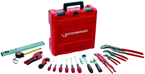 Набір сантехнічних інструментів Rothenberger 18 шт, в валізі (1000001955)