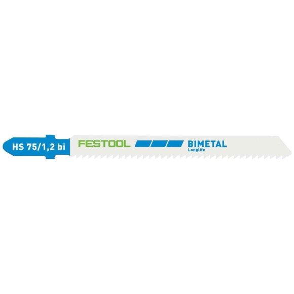 Пильное полотно для лобзика Festool METAL STEEL/STAINLESS STEEL HS 75/1,2 BI/5 (204270)