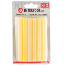 Комплект жовтих клейових стрижнів Intertool RT-1049