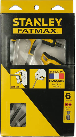 Набор шестигранных метрических ключей Stanley FATMAX, 6 шт. (FMHT0-69049)