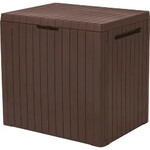 Садовый ящик для хранения Keter City Box 30G 113 л, коричневый (246942)