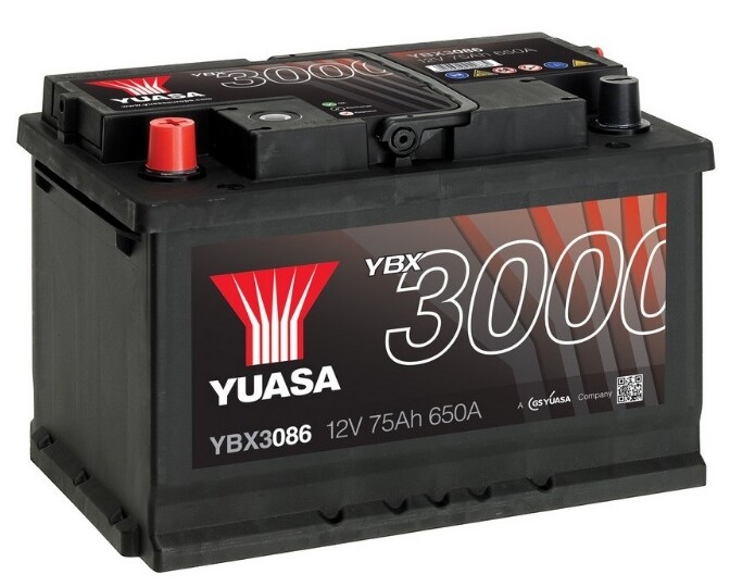 

Аккумулятор Yuasa 6 CT-75-L (YBX3086)