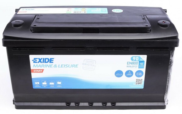 Акумулятор EXIDE EN800, 90Ah 720A, для водного транспорту фото 2