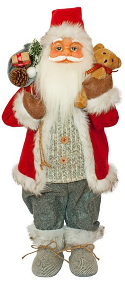 Фігурка новорічна Time Eco Санта Клаус, 61 см (4820211100421)