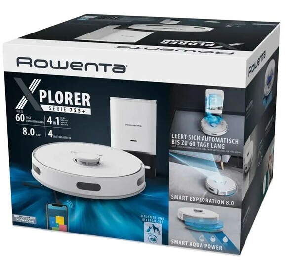 Робот-пылесос Rowenta X-Plorer Serie 75 S+ (RR8597WH) изображение 3