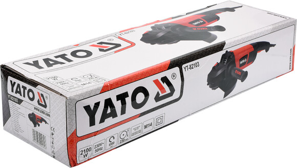 Кутова шліфувальна машина Yato YT-82103 фото 3