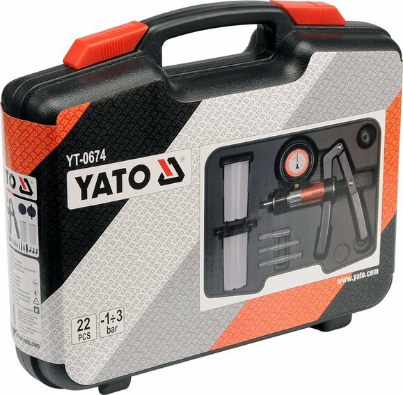 Вакуумний насос з приладдям Yato YT-0674 фото 5
