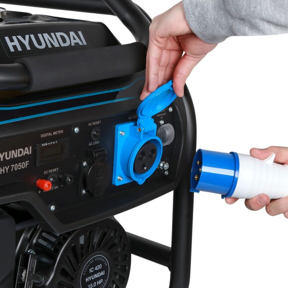 Генератор бензиновый Hyundai HHY 7050F изображение 7