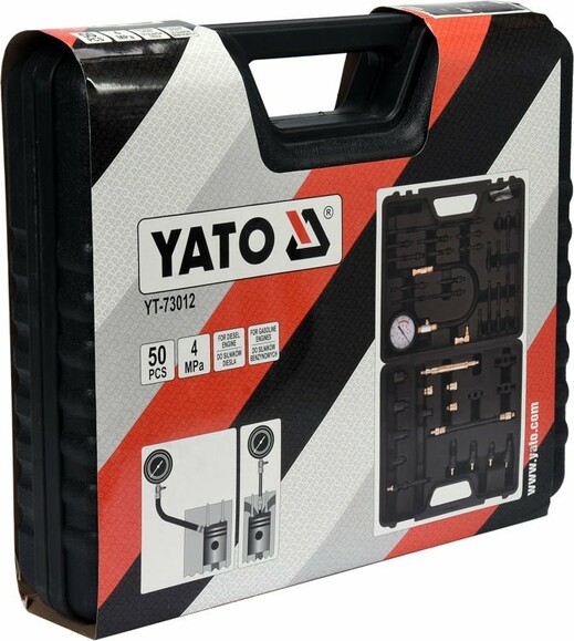 Компрессометр для бензиновых и дизельных двигателей Yato YT-73012 изображение 4