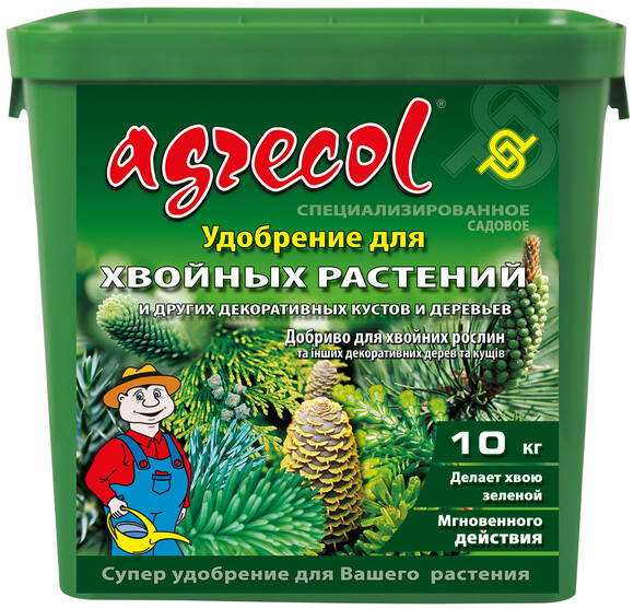 Удобрение для хвойных растений Agrecol, 14-14-21 (30243)