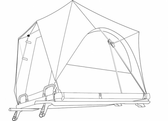 Палатка автоматическая автомобильная Tramp Top over (TRT-107.13) изображение 3